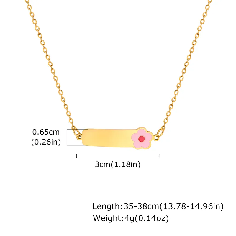 Flower Charm Kids Necklace