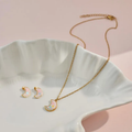 Crescent Charm Kids Jewelry Combo