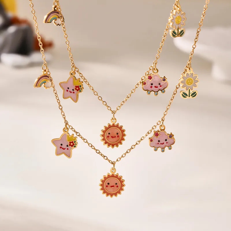 Sunny Bloom  Jewelry Set For Kids - 18K Gold Plated