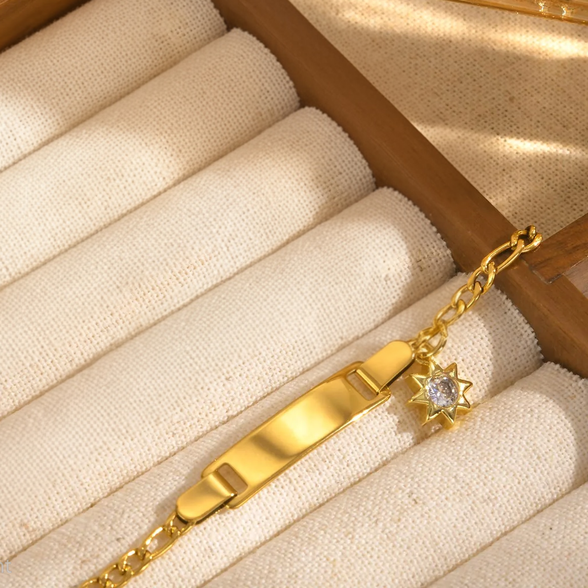 Sparkle Sun Bracelet For Kids - 18K Gold Plated