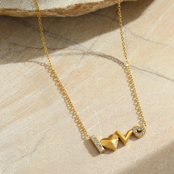 Gilded Cherish Necklace For Women - 18K Gold Plated