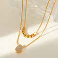Lumine Bow Necklace For Women - 18K Gold Plated