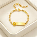 Honey Flower Bracelet For Kids - 18K Gold Plated