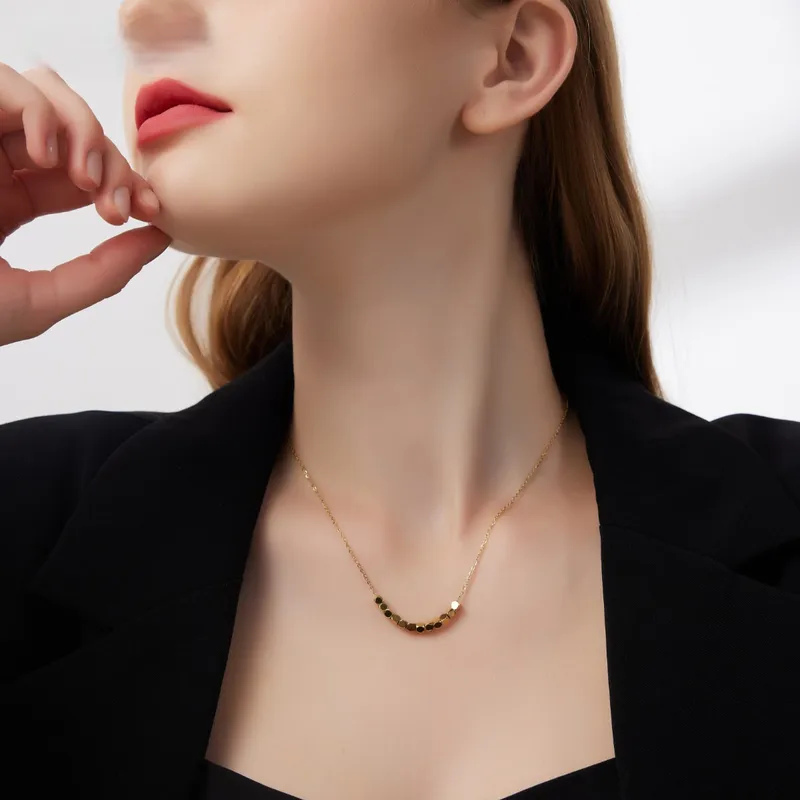 Nova Cube Necklace For Women - 18K Gold Plated