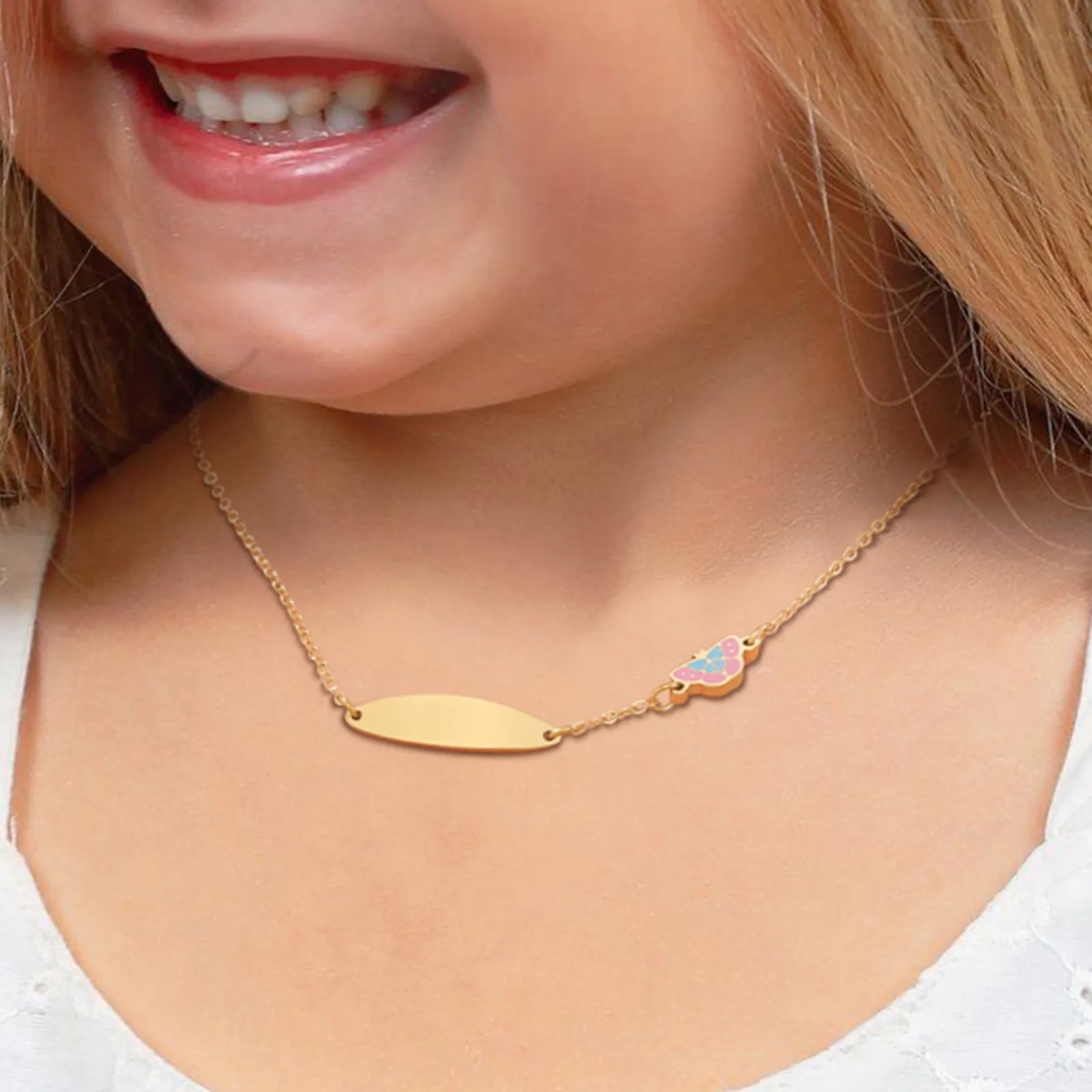 Bella Flutter Full Set Jewelry For Kids - 18K Gold Plated