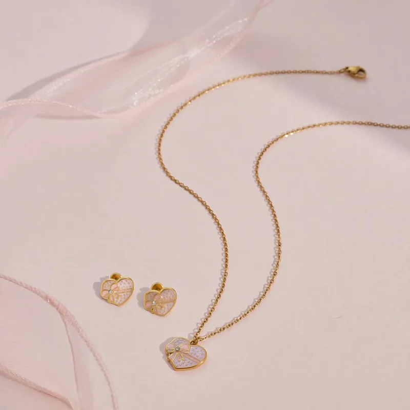 Heart & Bow Kids Jewelry Combo