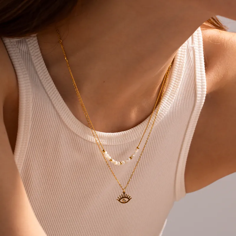 Mirelle Vision Necklace For Women - 18K Gold Plated