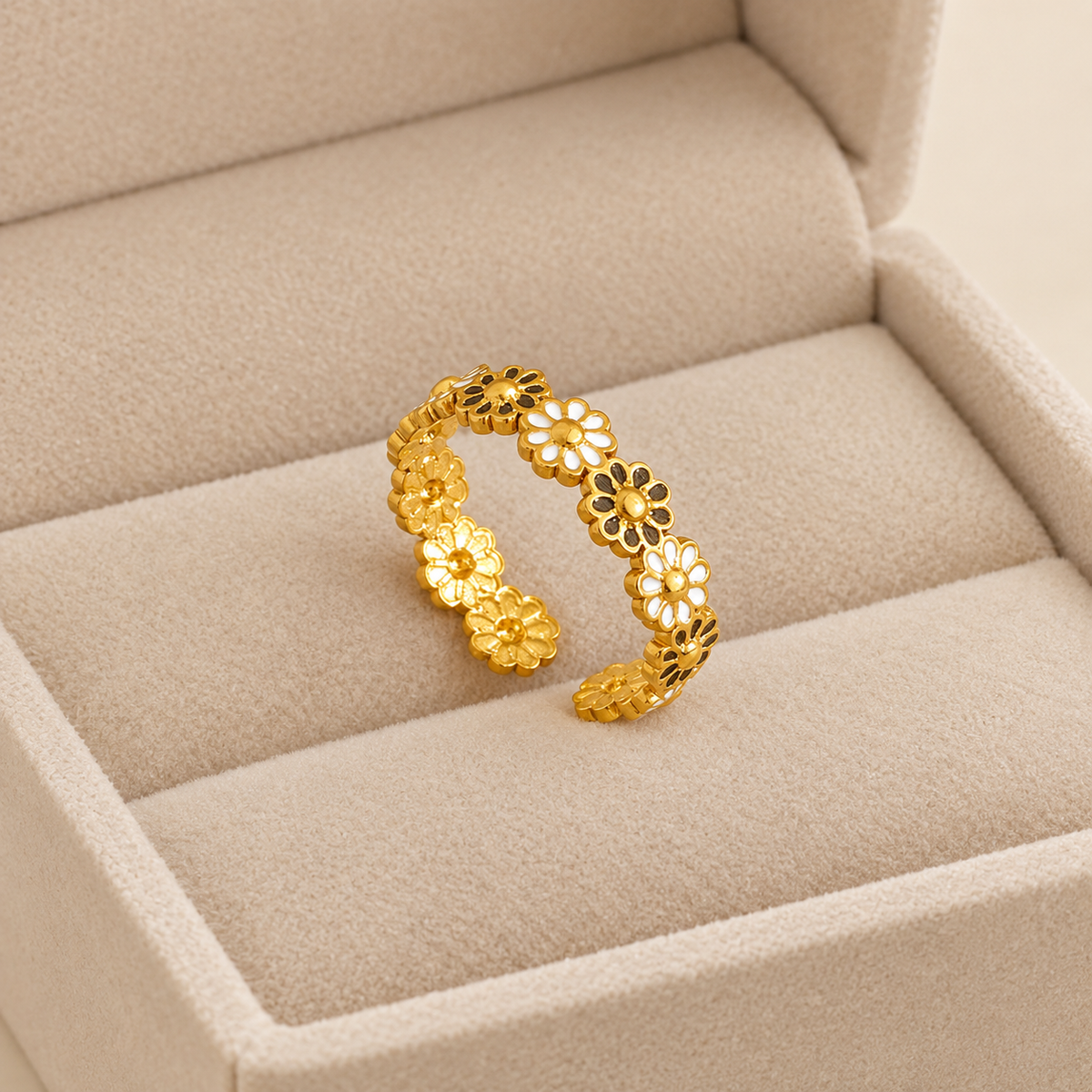 Opale Reale Ring for Women - 18K Gold Plated