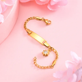 Sparkle Sun Bracelet For Kids - 18K Gold Plated