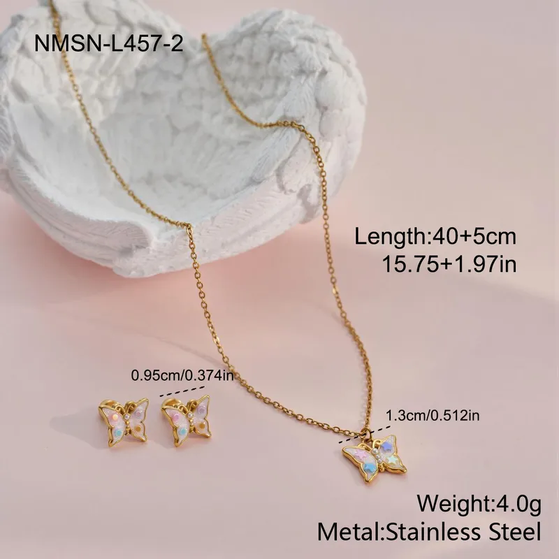 Butterfly & Star Charm Kids Jewelry Combo